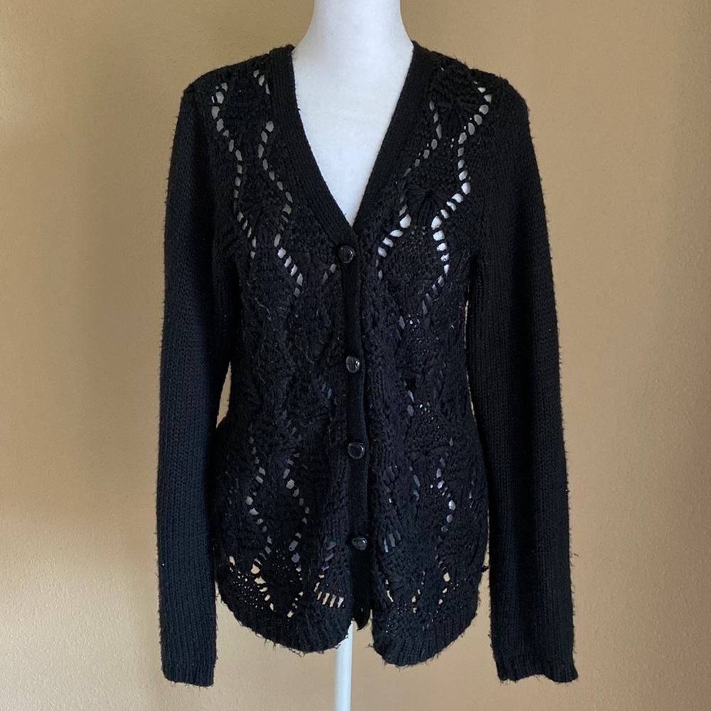 Black Acrylic Vest feels like woolen vest